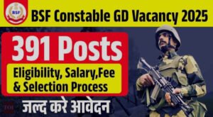 BSF GD Constable Vacancy 2025